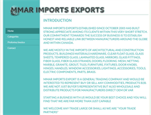 Tablet Screenshot of mmarimportsexports.com